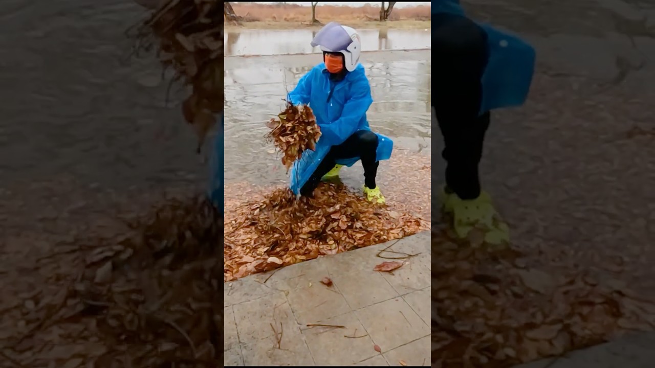 Satisfying Drain Cleaning Ends with Huge Water Flow #stormwaterdrain #flooding #flood #stormdrain