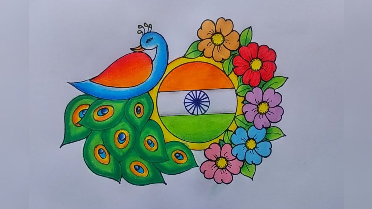 Republic day special drawing easy| Happy Republic day drawing| Republic day More design drawing 
