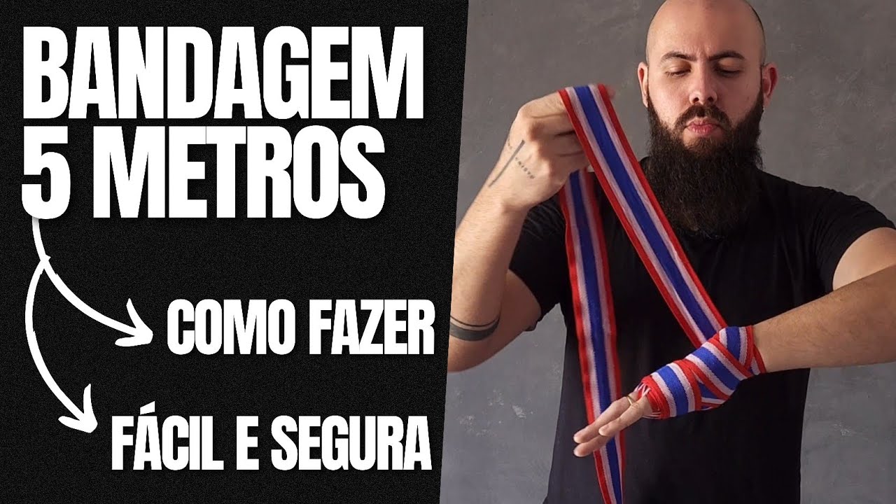COMO FAZER BANDAGEM DE 5 METROS PARA MUAY THAI