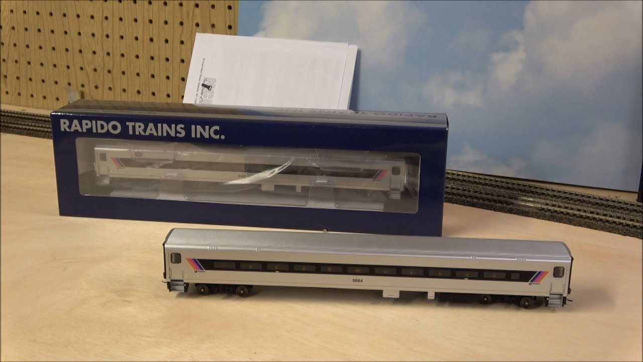 Review: Rapido Comet Coaches and Cab Cars New Jersey Transit HO Scale!