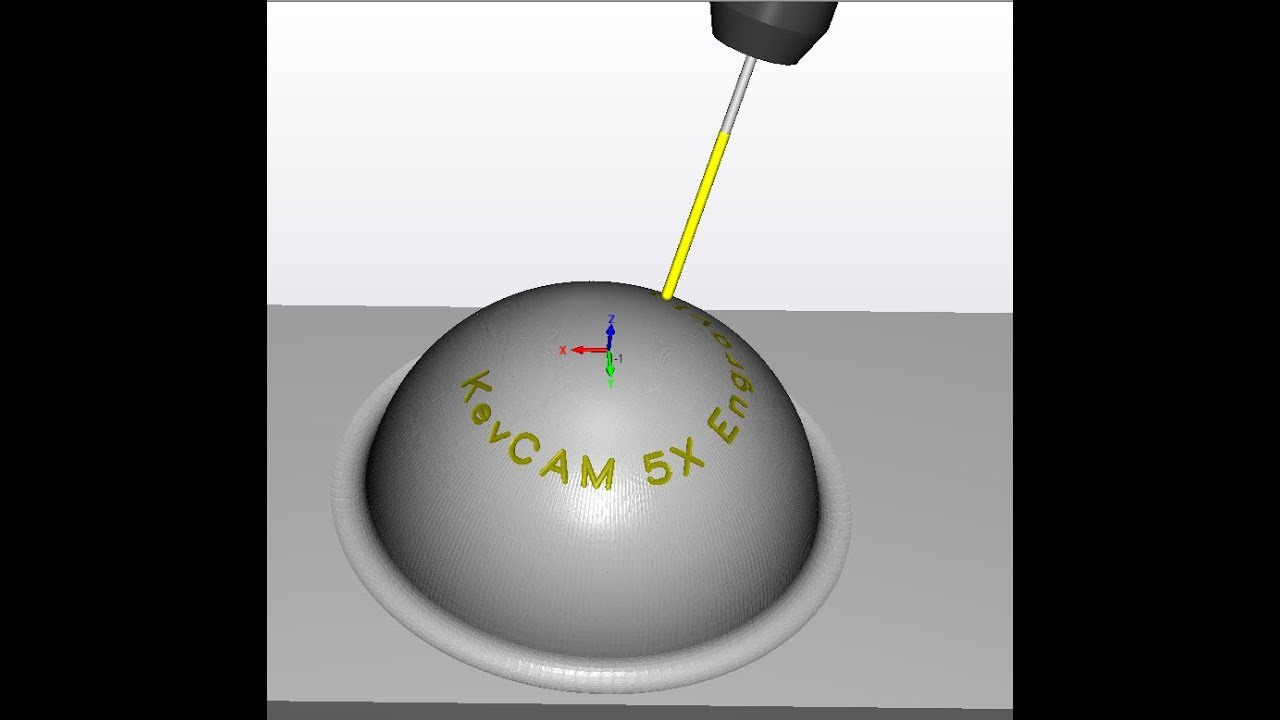 KevCAM Night School - Simultaneous 5 Axis Milling -  Projection