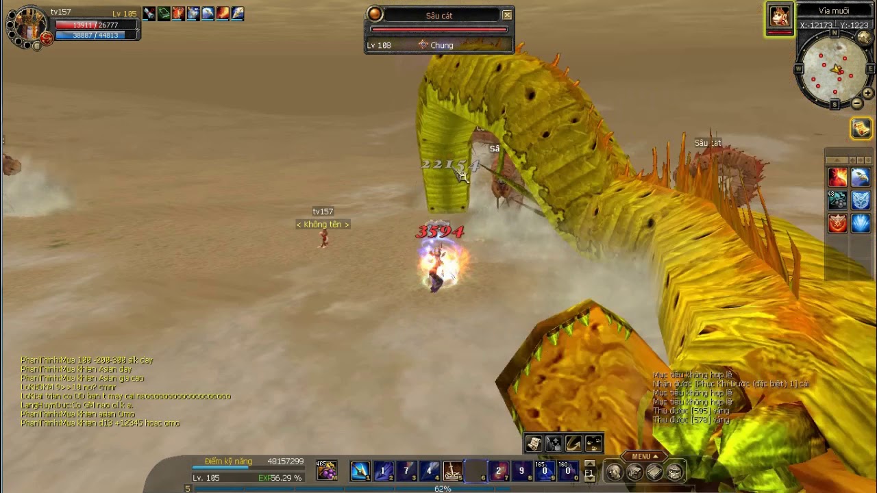 Silkroad Online Map 120 PVP Mix 2017