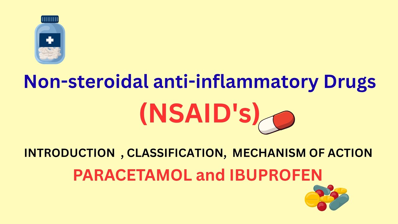 Paracetamol and Ibuprofen||#pharmacology#pharmacy#youtube#NSAID'S 