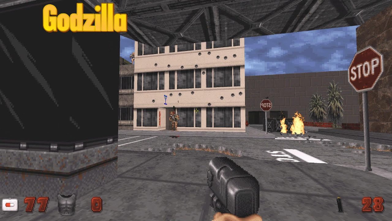Duke Nukem 3D eDuke32- Godzilla