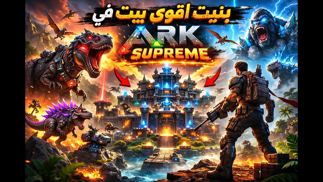 ارك سوبريم الجزء#1 بنيت اول بيت