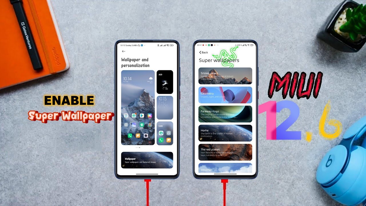 Enable Official MIUI 13 Super Wallpaper for Any Xiaomi Phone - Redmi, Poco & Mi ft. Redmi Note 10