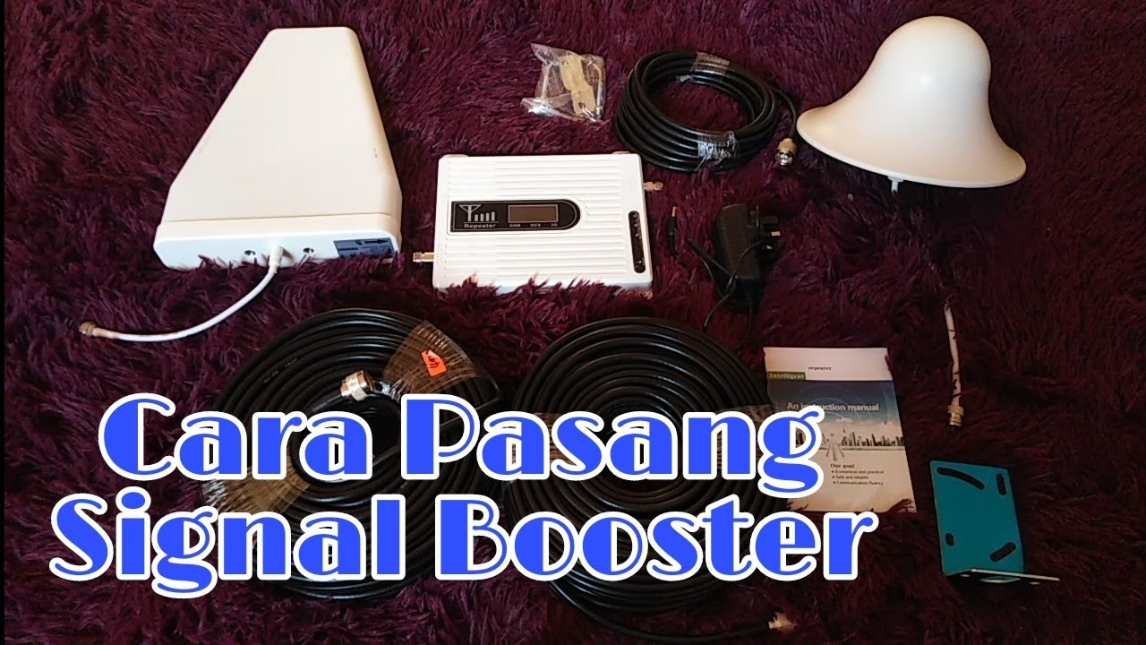 Cara Pasang Signal Booster Tri Band 2G 3G 4G LTE ,Cara Mengatasi Signal HP Lemah Celcom Maxis Digi