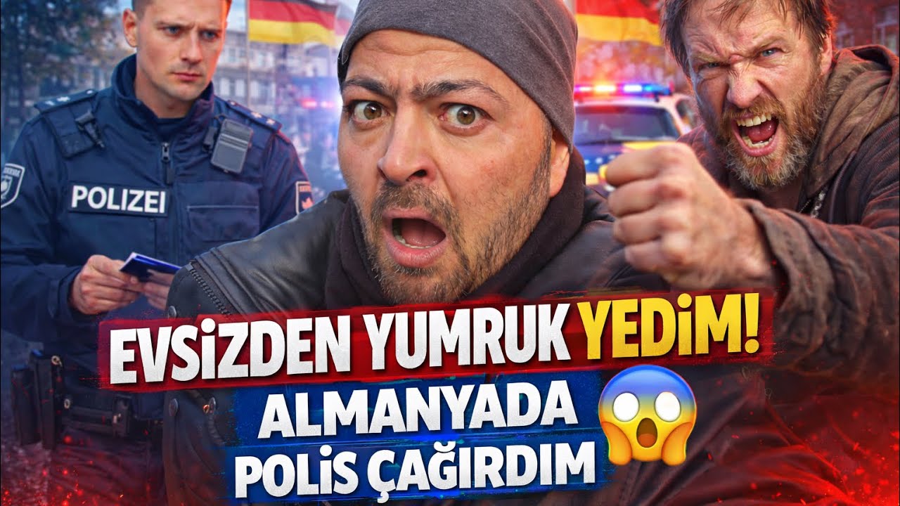 Almanya’da Evsiz Saldırısı! Polis Çağırmak Zorunda Kaldım 😱 Almanya’da güvenlik sorunu mu var?