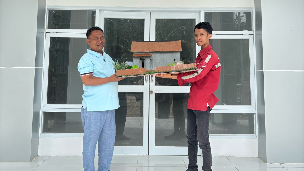 MINIATUR RUMAH SEHAT DI PUSKEMAS HALONG OLEH AHMAD FIRDAUS SALIHIN