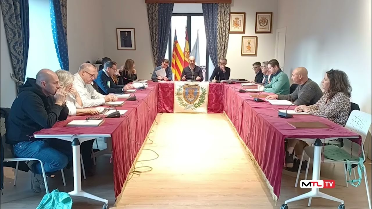 Pleno extraordinario Ayuntamiento de Castalla - 19/12/2025