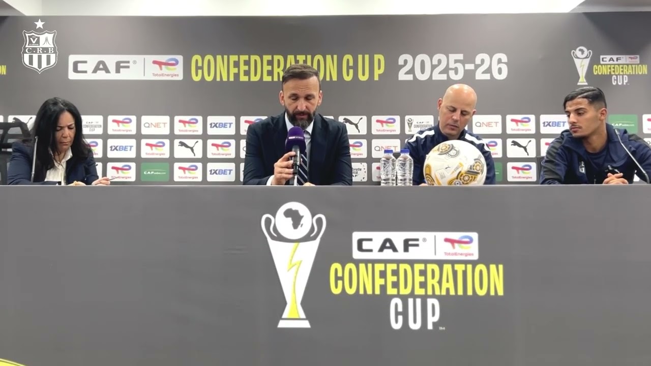 🎙️الندوة الصحفية للمدرب سعد راموفيتش و لطفي بوصوار قبل لقاء المصري في ربع نهائي كأس الكونفدرالية