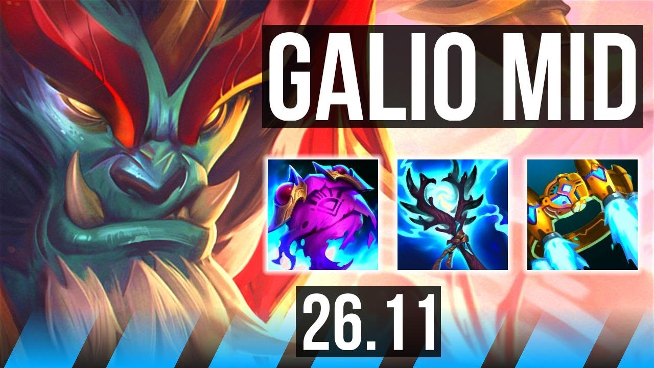 GALIO vs VLADIMIR (MID) | Good KDA: 16/1/27, 68K damage | EUNE Master | 26.11