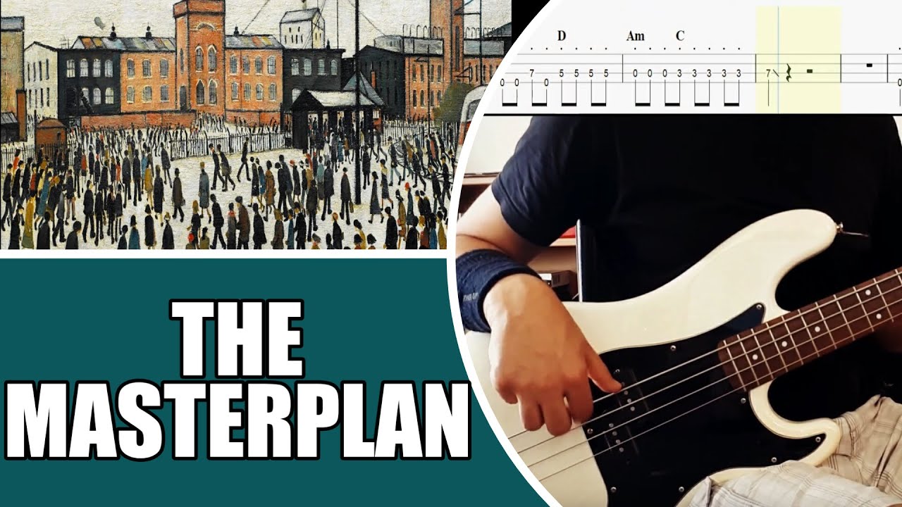 The Masterplan - Oasis | Bass cover with tabs #91