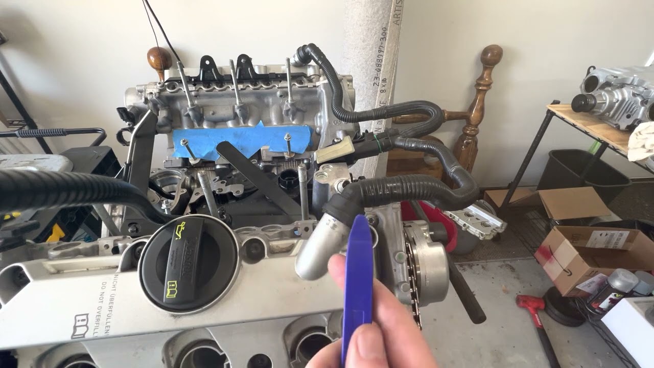 Audi 3.0T breather hose removal
