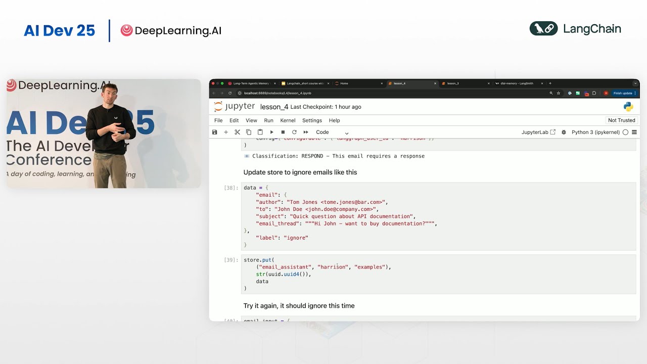 AI Dev 25 | Harrison Chase: Long Term Memory with LangGraph