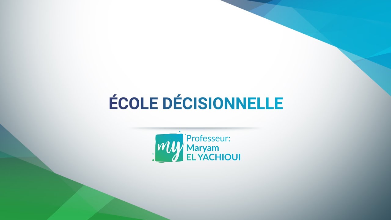École décisionnelle_Théorie des organisations