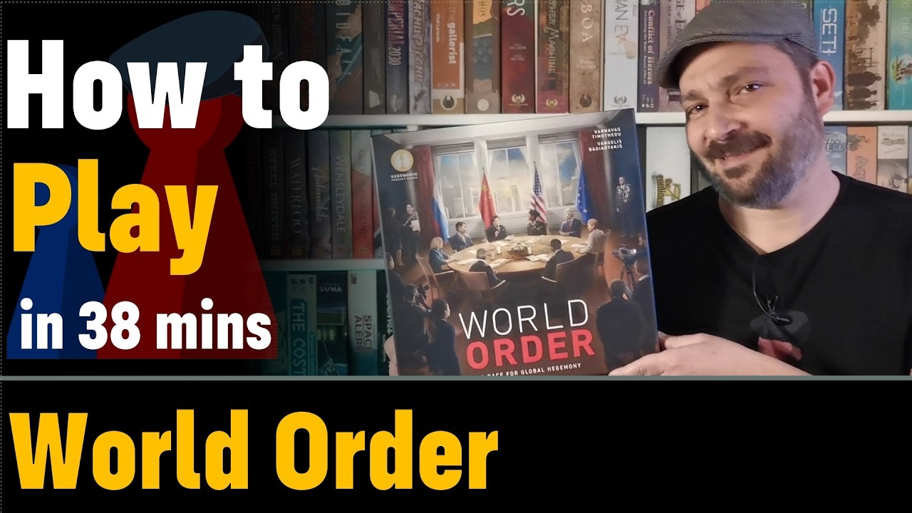 How to play World Order + Visuals - Peaky Boardgamer