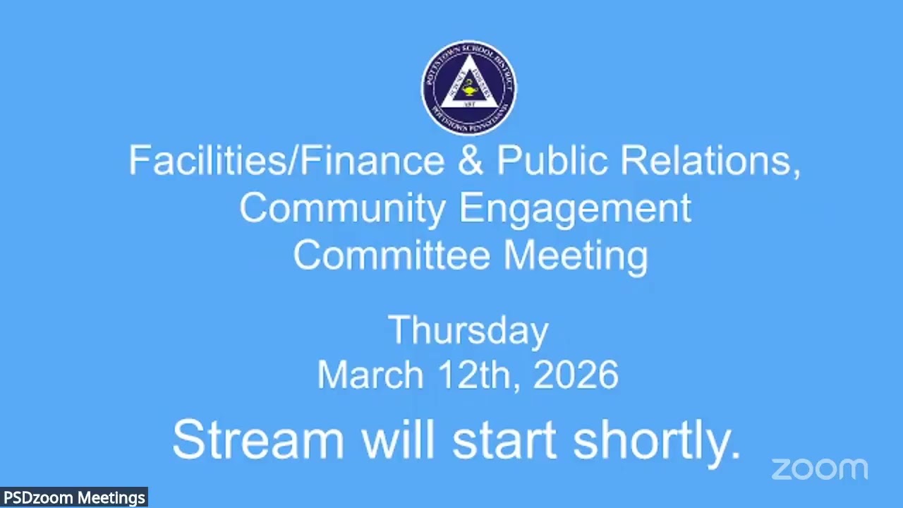 PSD Board: Facilities/Finance Committee Meeting 3/12/26