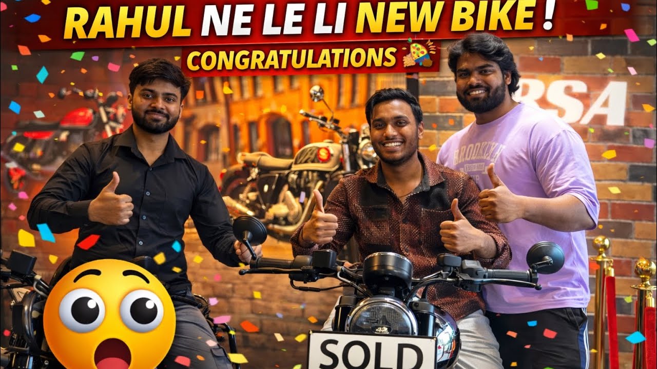 Bhai ne le li new bike 😍😍 || konsi bike hai ye || #bikevlog #rajatvlogs 