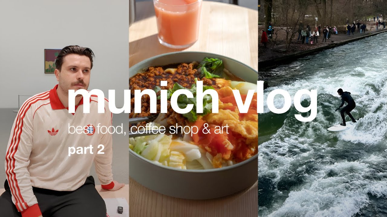 münih’in en iyi yemekleri ve kahve dükkanları 🏄🏻‍♂️ | bizimle birlikte münih 🌝 | part 2