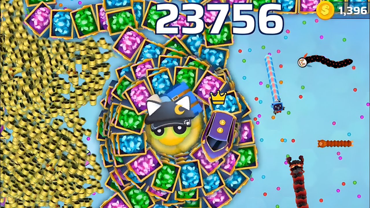 Snake Io🐍 Maglev Vault Vs Leon + Zoink Snake Epic Snake.io Gameplay