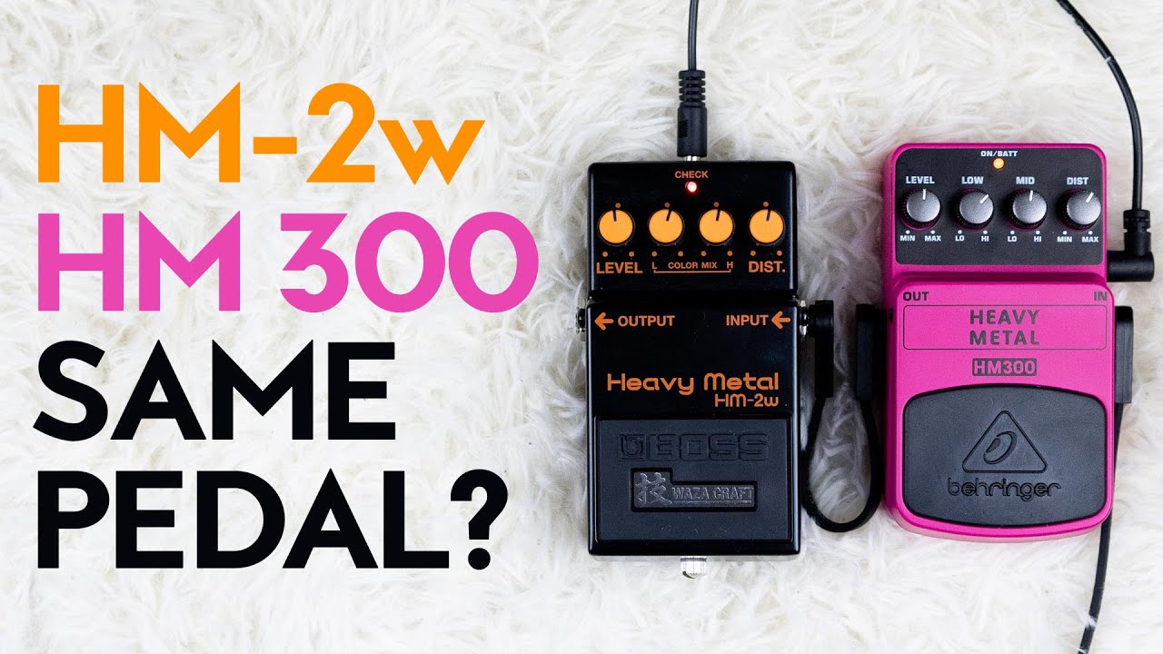 Boss HM-2 Waza Craft vs Behringer HM300 - Do they sound the same?