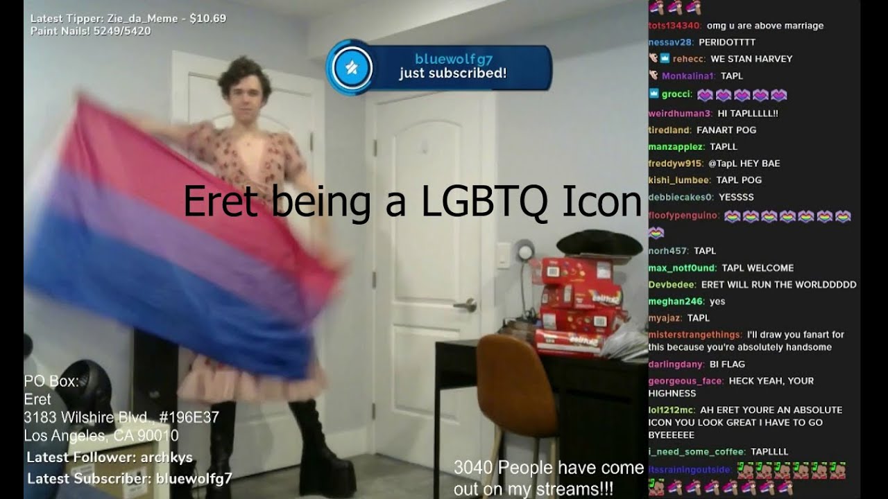Eret being a LGBTQ Icon