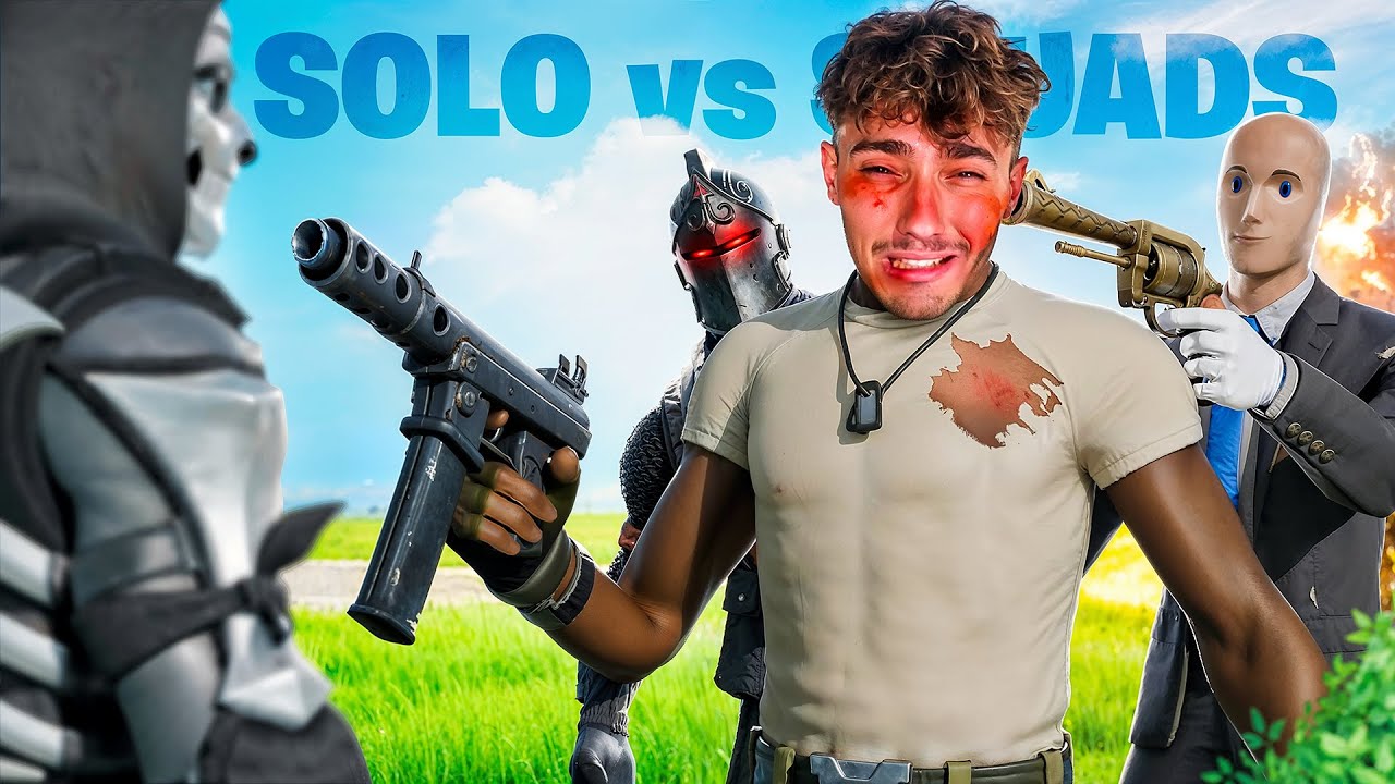 AGUSTIN51 GANA SOLO vs SQUADS en Fortnite OG *es muy difícil*