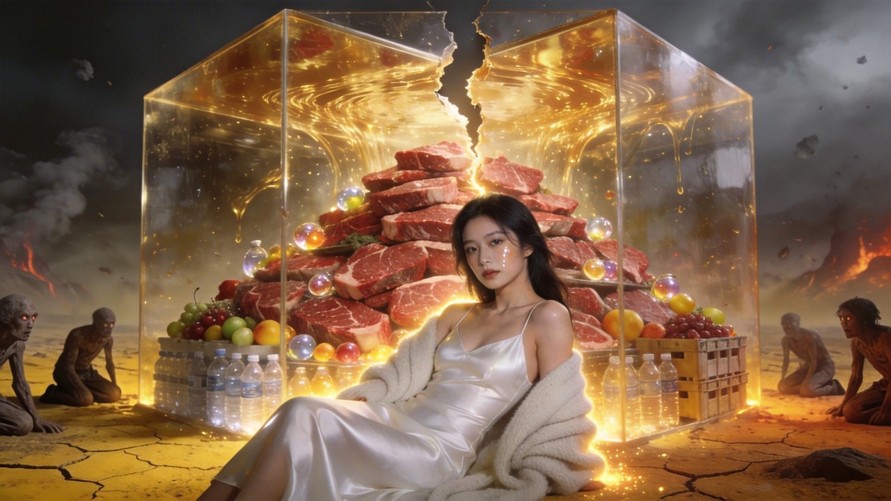 【一口氣看完】末世倒計時7天！全球飢荒，我卻擁有「無限保鮮空間」，頂級牛排堆成山！#末日#末日紀事館