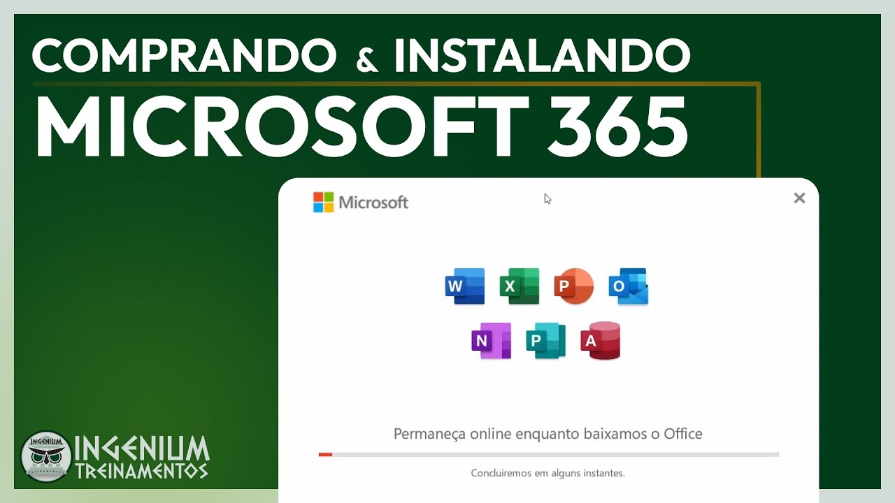 Comprando e Instalando Microsoft 365 | Rápido e 100% Online