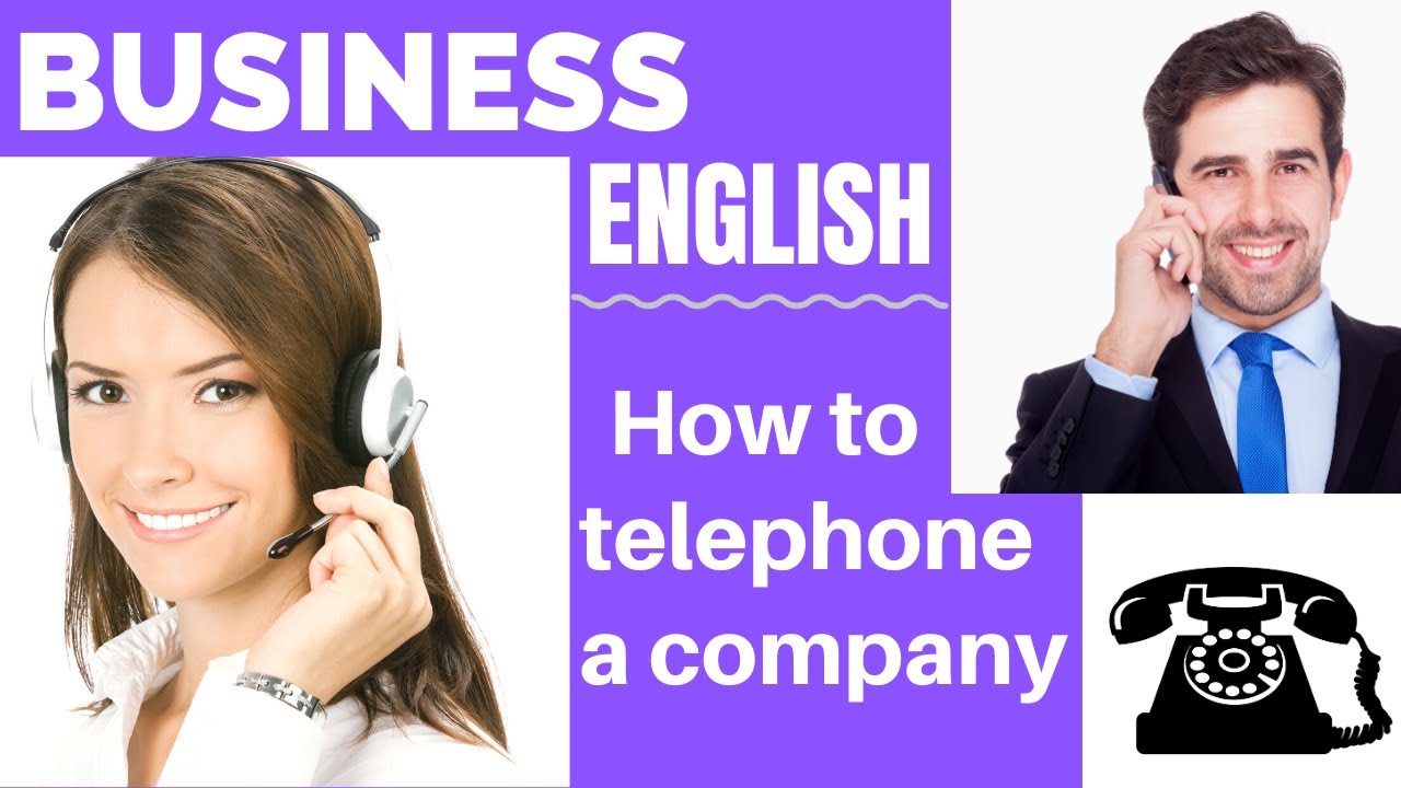 How to Telephone a Company 📞 Business English Speaking Practice