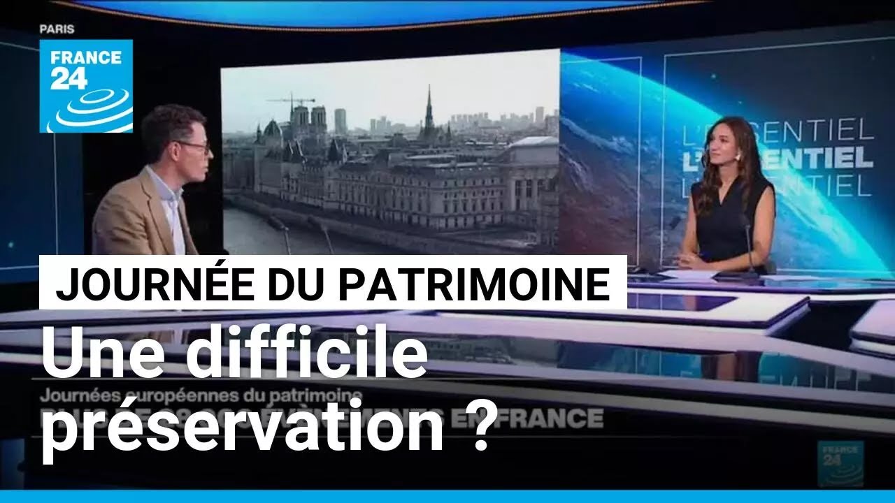 Journ&eacute;e du patrimoine : une difficile pr&eacute;servation ? &bull; FRANCE 24