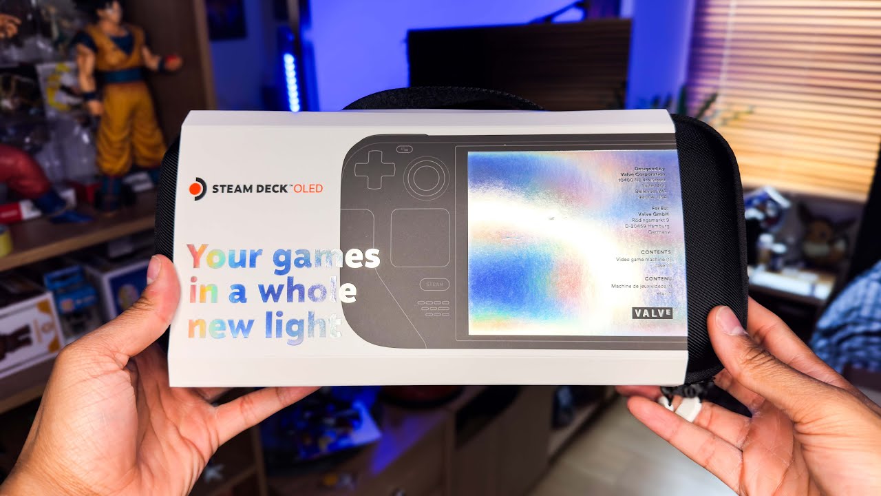 UNBOXING: Steam Deck OLED 512GB + Gameplay Hands-On! [HDR]