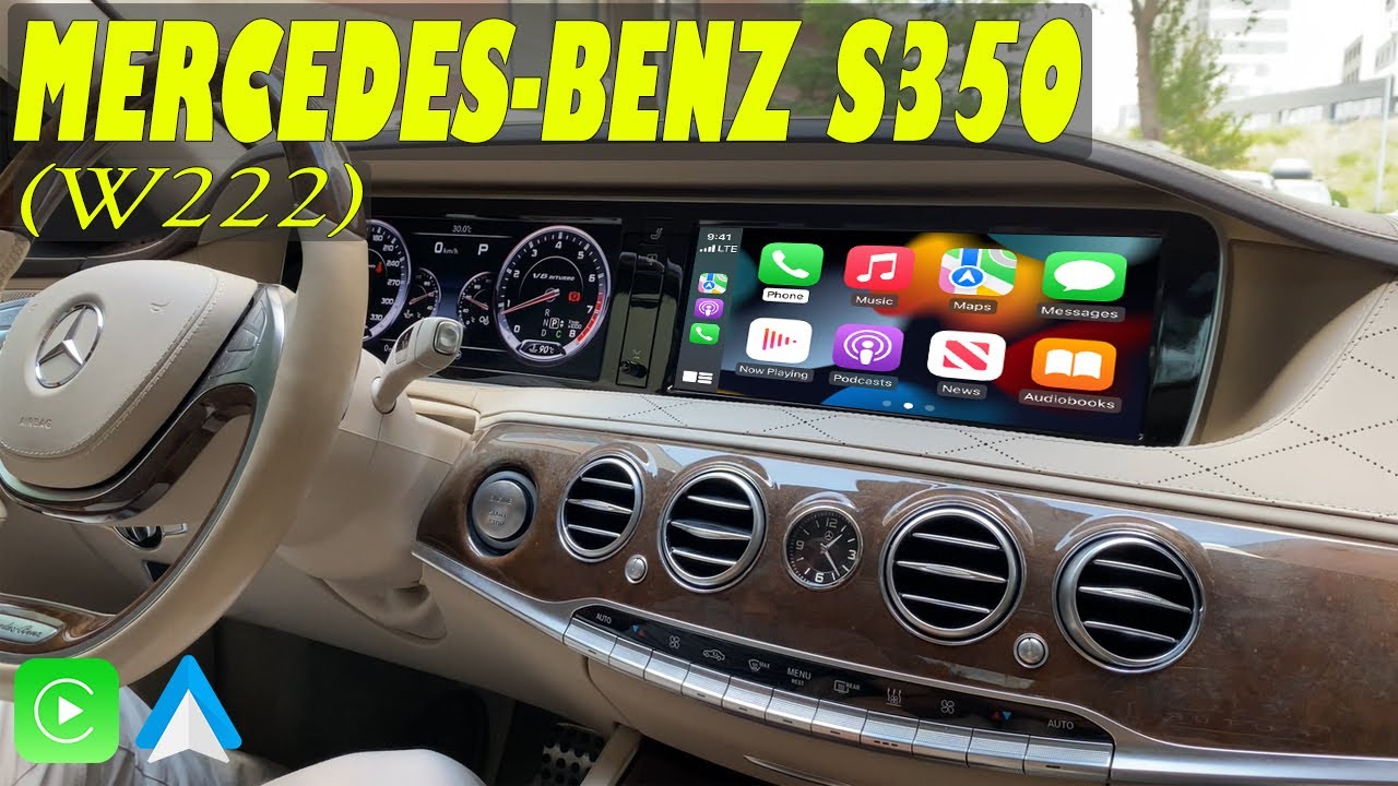 Mercedes S350 W222 ntg5 Kablosuz Carplay & Mirrorlink İnterface!