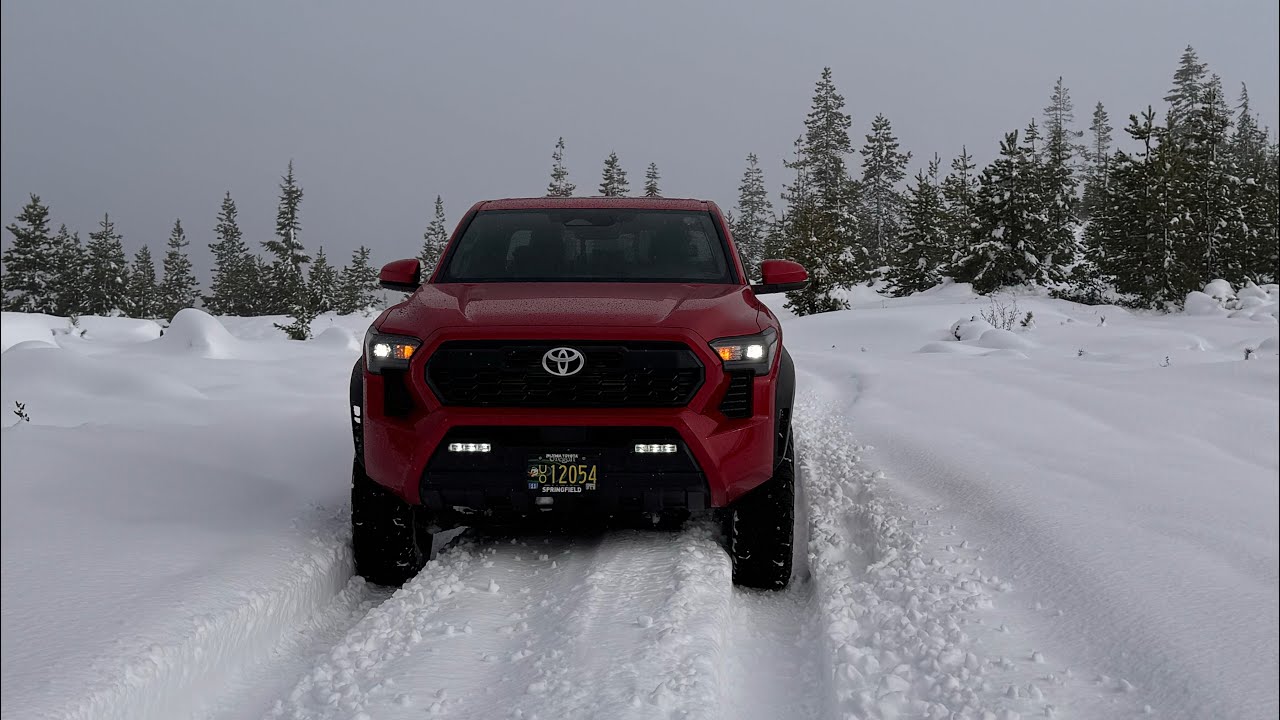 2024 Tacoma TRD Off-Road with KO3's in the snow. See link below for KO2 test on 2022 Tundra.