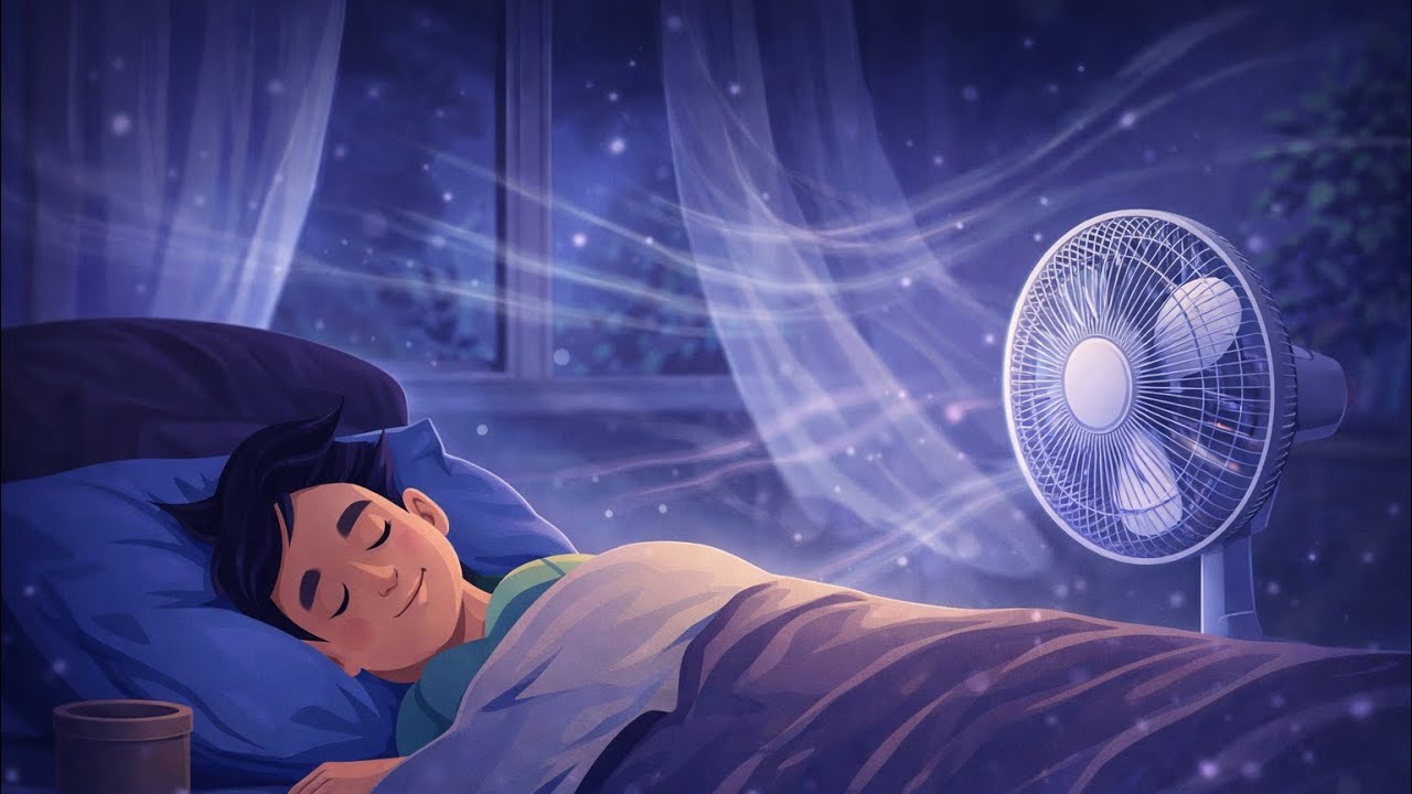 10 Hours of Fan Noise | Gentle Airflow | Sleep, Relax, Background