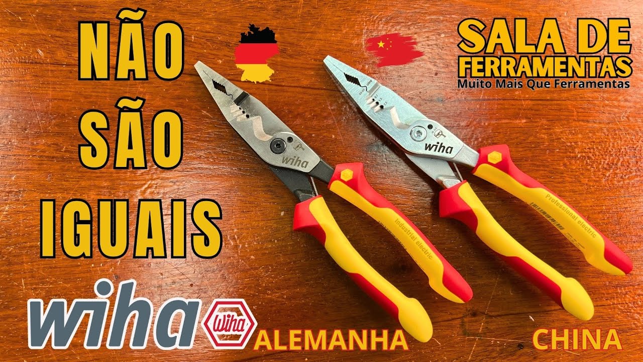WIHA DA ALEMANHA Versus WIHA DA CHINA, Iguais de corpo, diferentes de alma #wiha #ferramentas