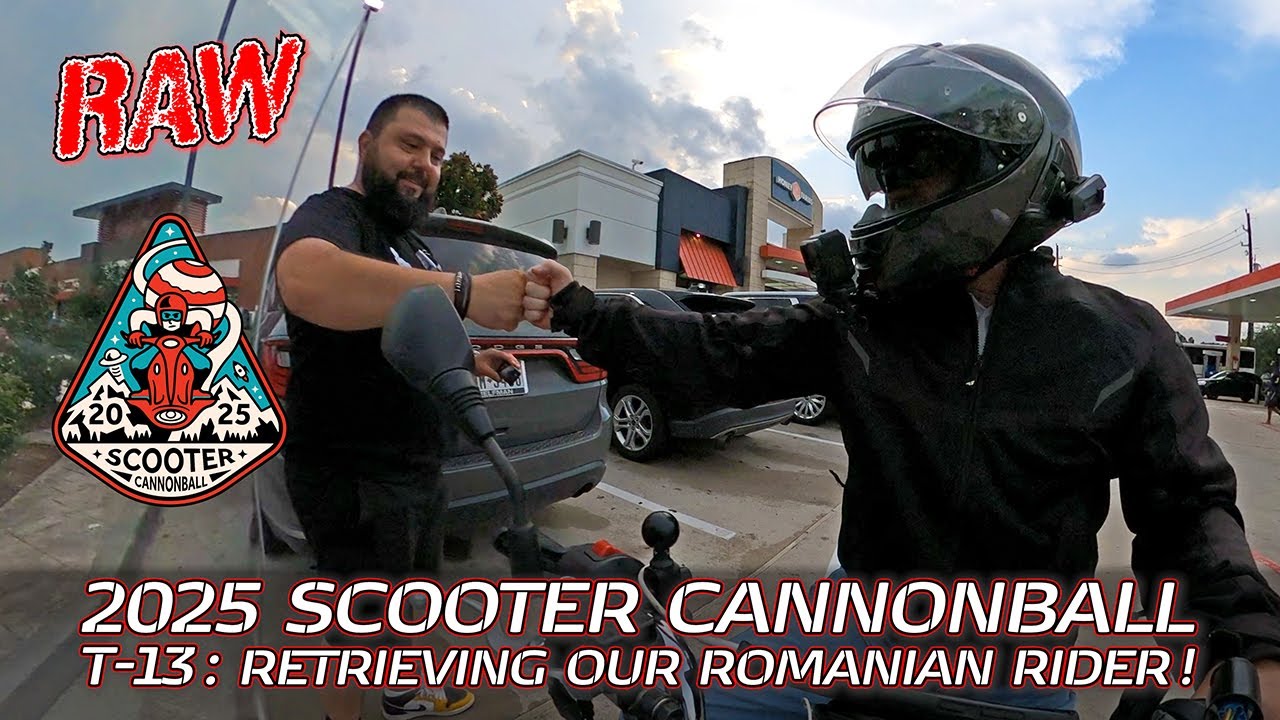 2025 Scooter Cannonball // T-13: Welcoming Alex to the USA!