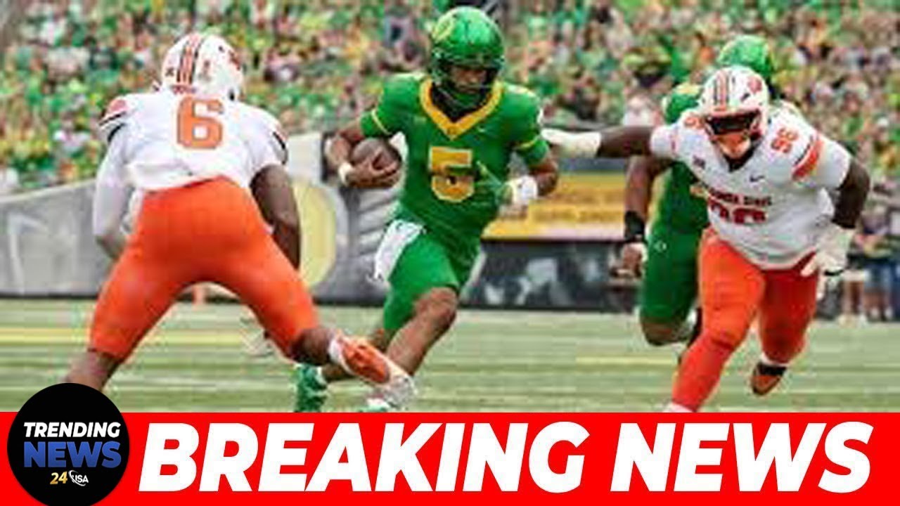 Прогнозы на 7-ю неделю студенческого футбола: матч Орегон-Индиана лидирует в расписании.