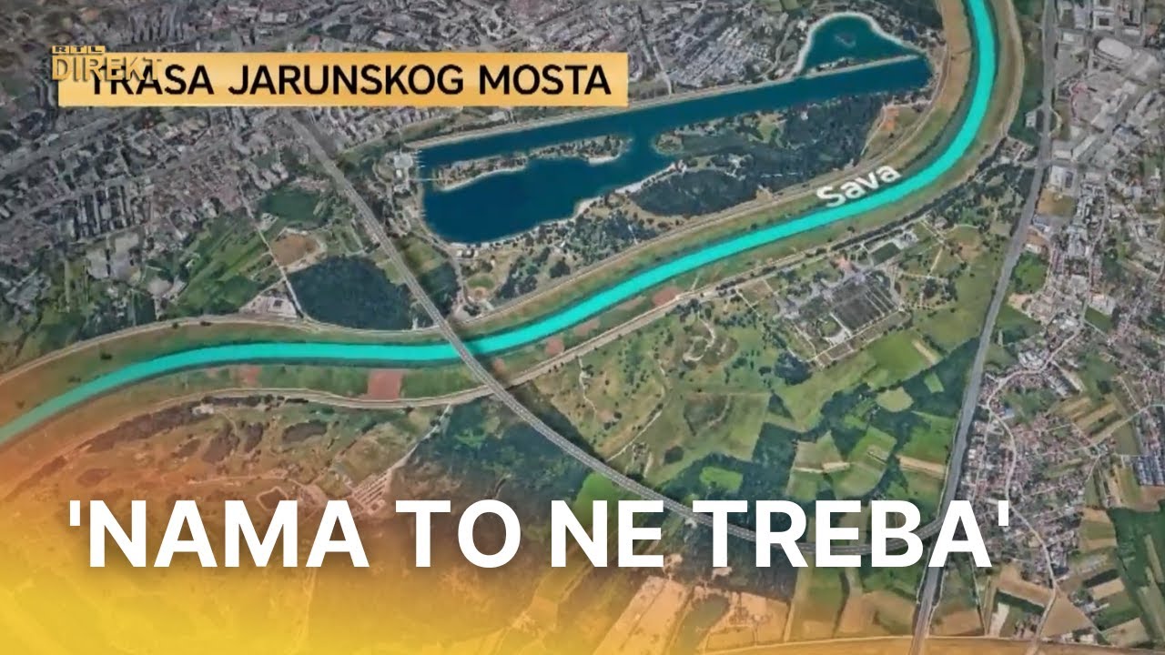 Dug 625 metara s 5 tramvajskih stanica: Imamo detalje o gradnji jarunskog mosta | RTL Direkt