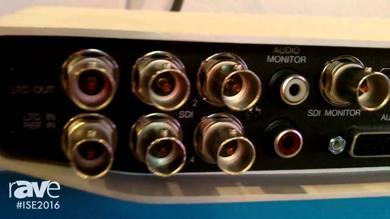 ISE 2016: AJA Video Systems Shows Off Thunderbolt Solutions (T-TAP, Io XT, and Io 4K)
