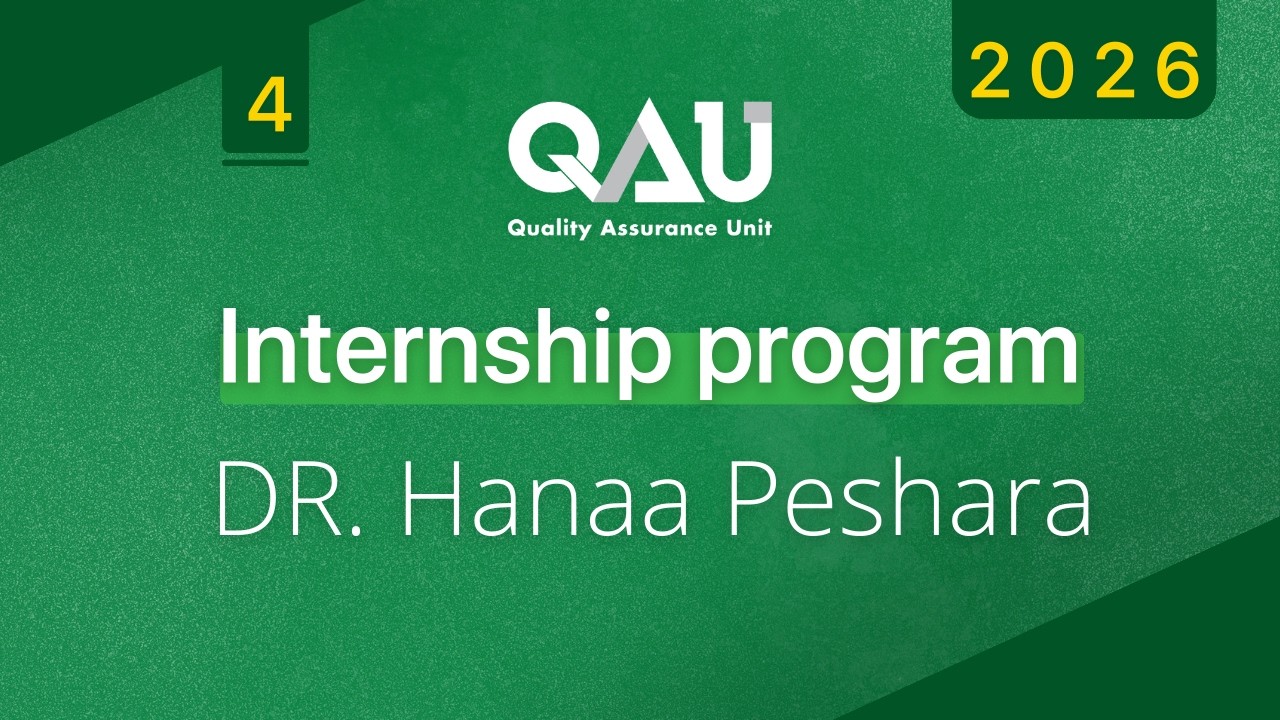 QAU internship 2026 Session 4 accreditation