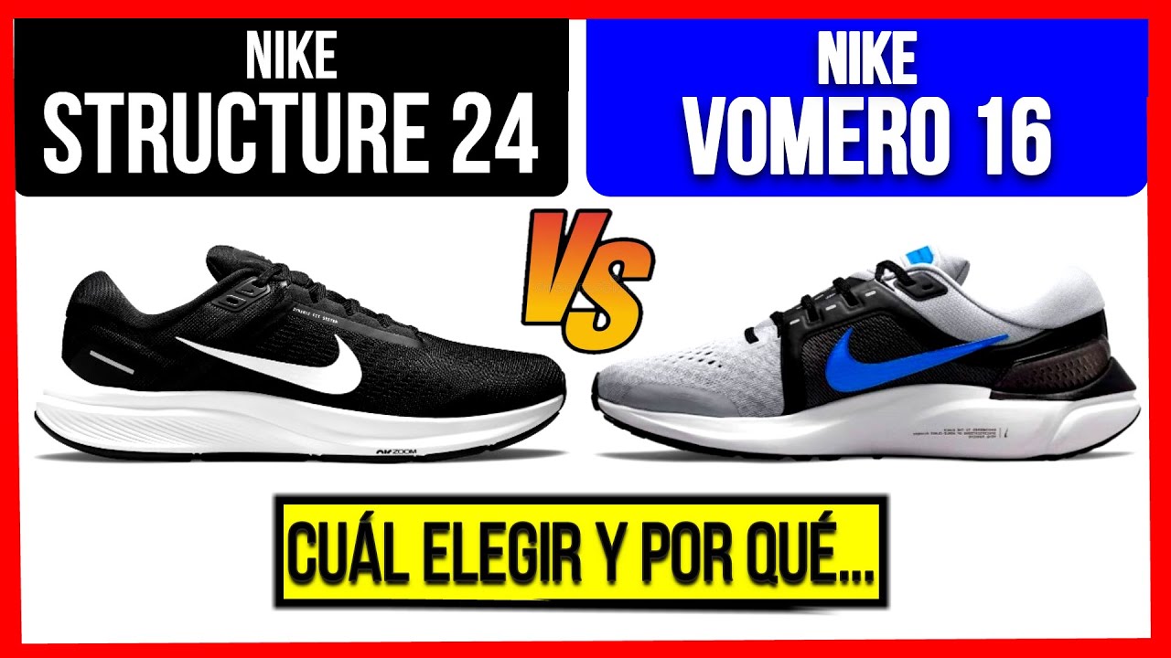 Nike VOMERO 16 vs STRUCTURE 24 🔥| CUÁL ELEGIR Y POR QUÉ 💡