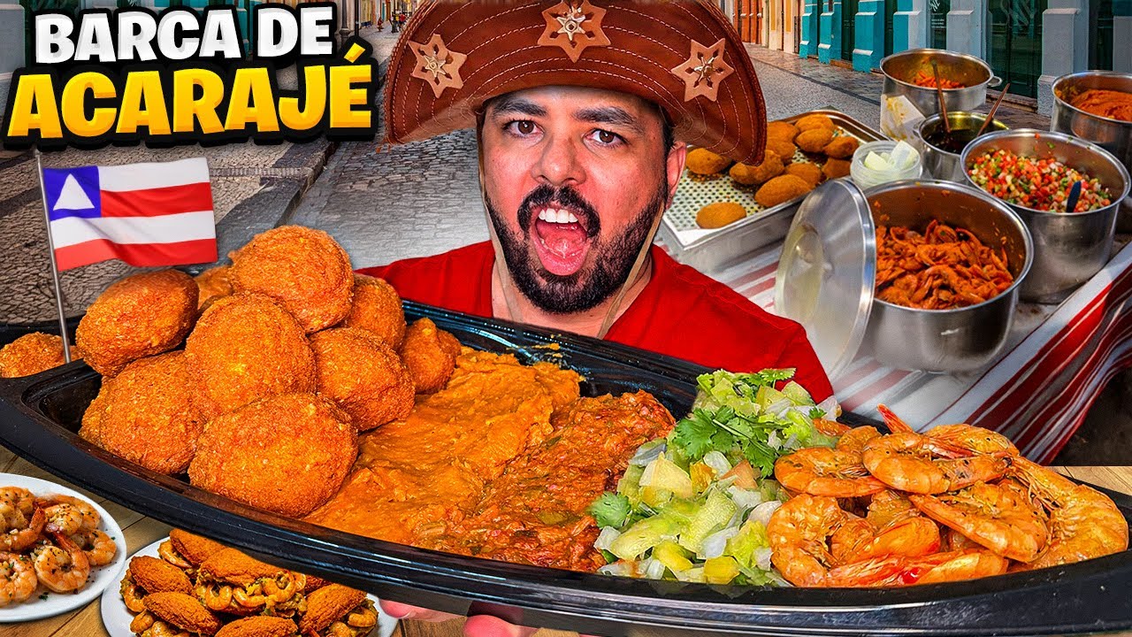 BARCA GIGANTE DE ACARAJÉ! *ISSO AQUI É INSANO 😱