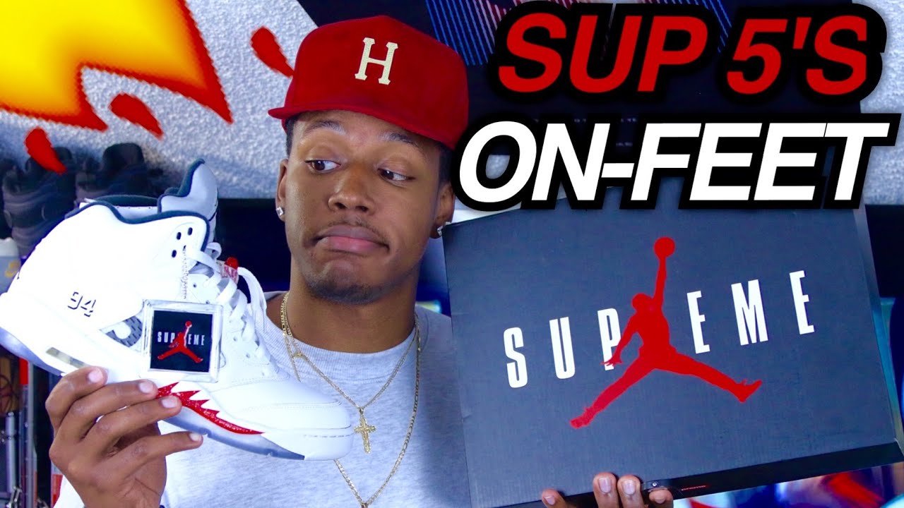 Jordan x Supreme 5's W/ On-Feet Review