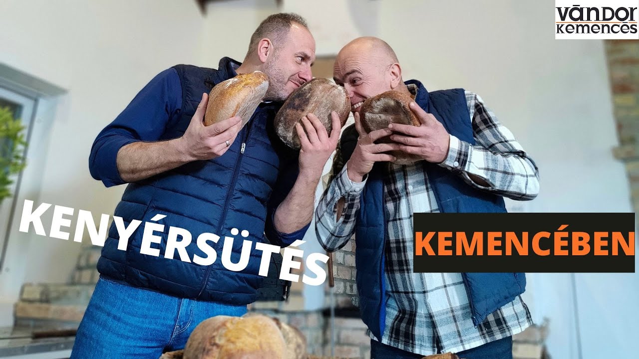 Kovászos kenyér készítése kemencében