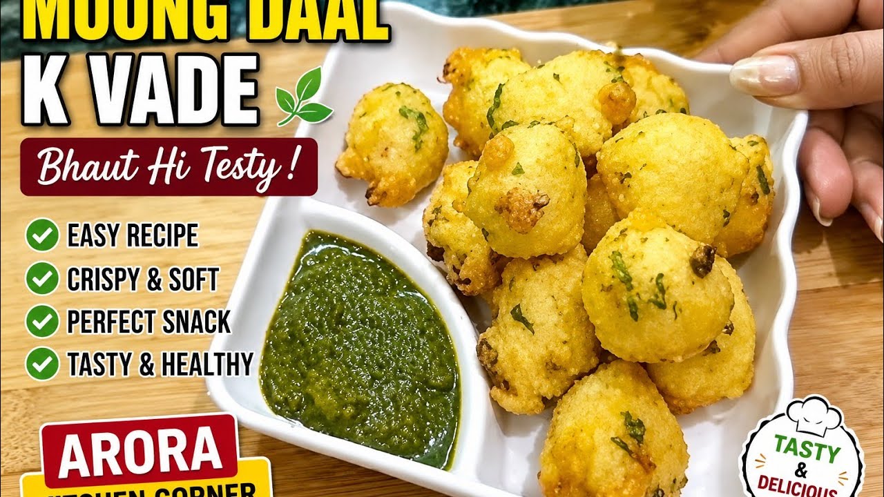   इतने सॉफ्ट इतने टेस्टी एक बार जरूर बनाए !ये सफेद उड़द की दाल के वड़े!The kitchen corner_arora