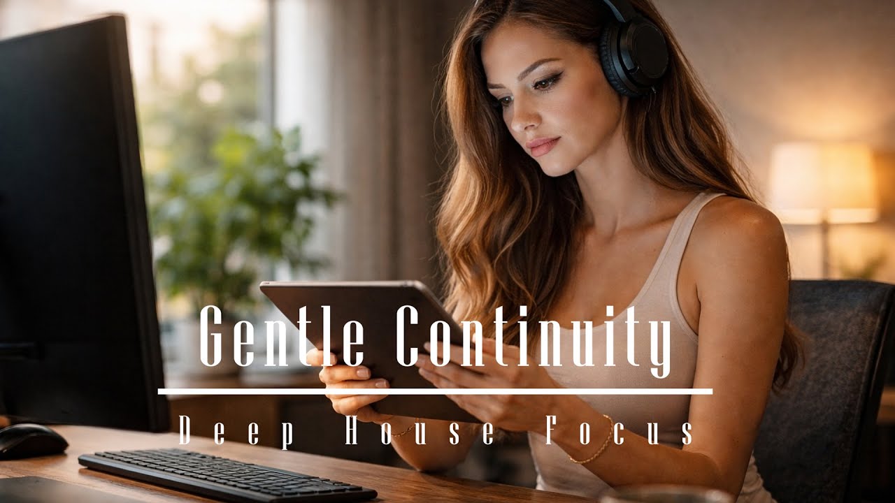 Gentle Continuity  deep house focus   commaik music