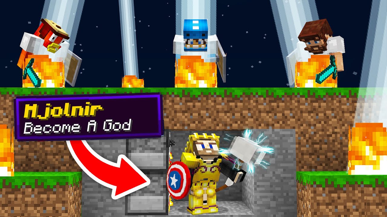 Minecraft Manhunt, But I have God Items