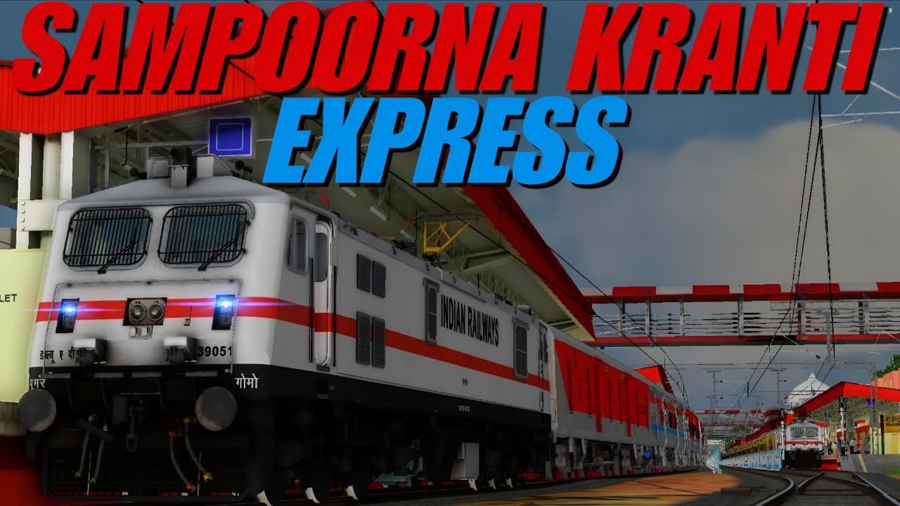 🔴 LIVE | 12393 Sampoorna Kranti Express | Rajendra Nagar Terminal To Mirzapur | MSTS Live | WAP-7